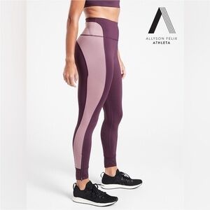 Athleta x Allyson Felix Legend Mesh 7/8 Tights Sz S